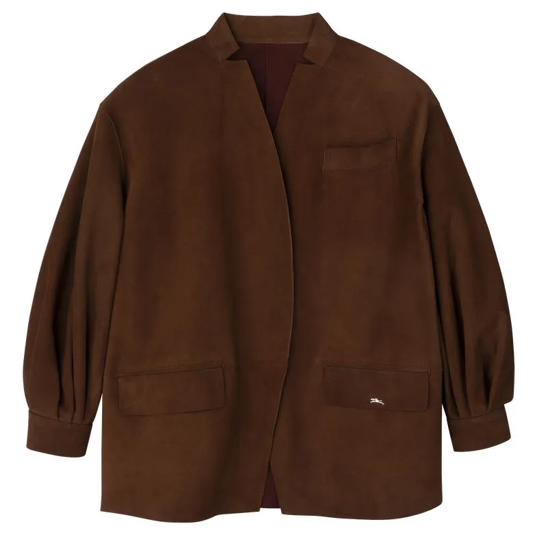 Jacket Chocolate - Leather