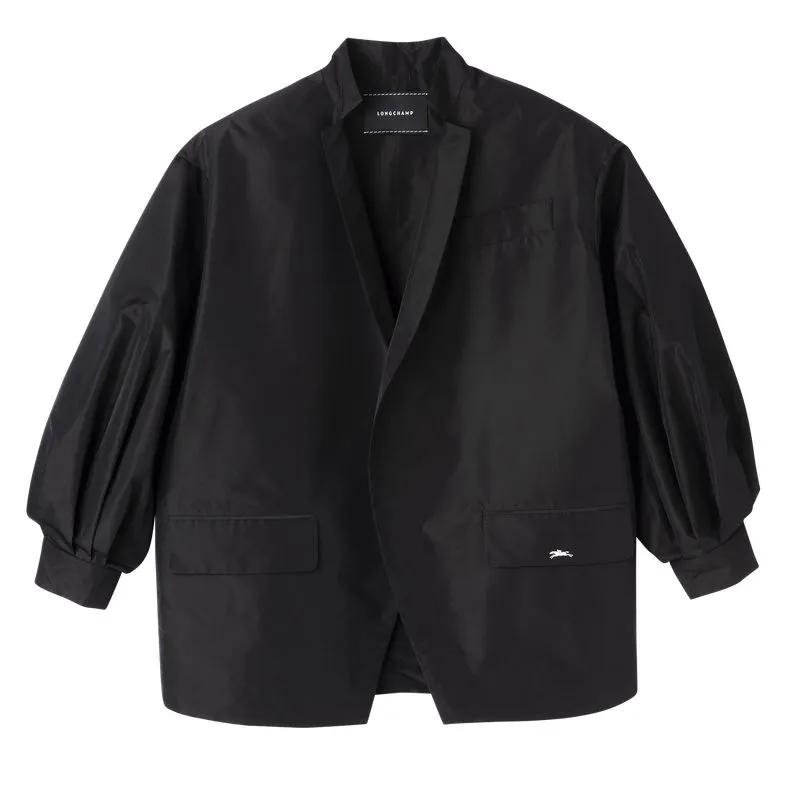 Kimono jacket Black - Technical taffeta
