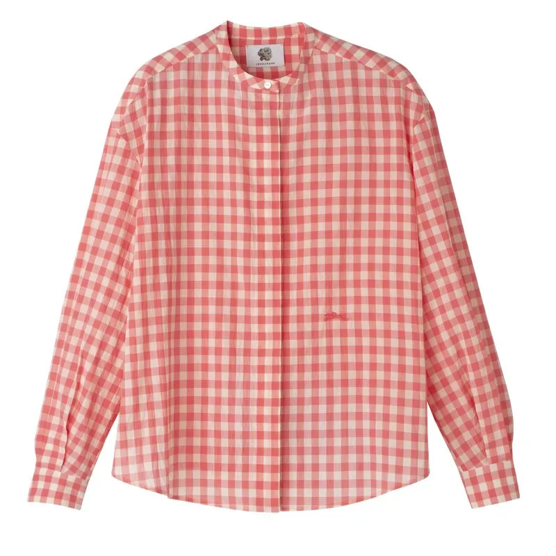 Shirt Blush - Vichy jacquard