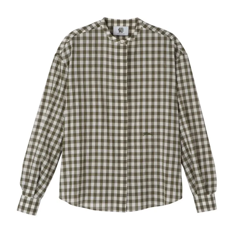 Shirt Artichoke - Vichy jacquard