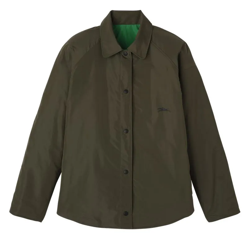 Padded blouson Khaki/Green - Technical taffeta