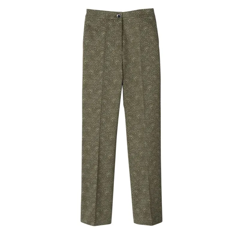 Trousers Laurel - Printed gabardine