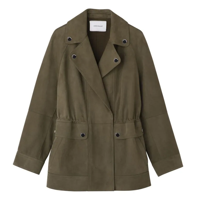 Safari jacket Khaki - Leather