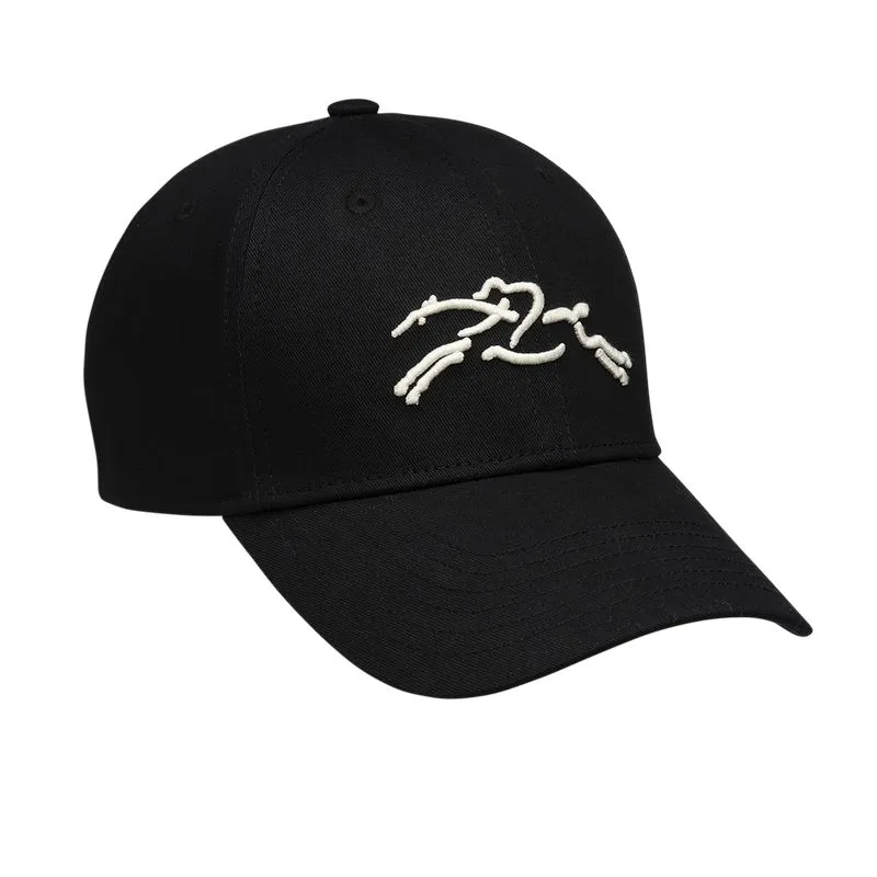 Solid cap Black - Organic cotton
