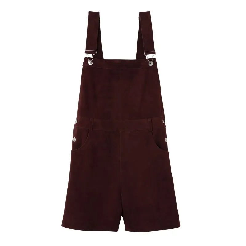 Jumpsuit Eggplant - Leather
