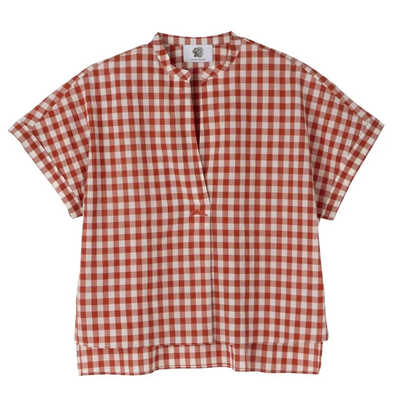 Blouse Bark - Vichy jacquard