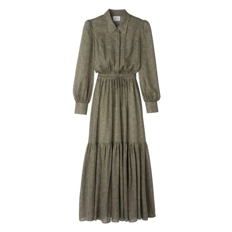 Long dress Laurel - Printed veil