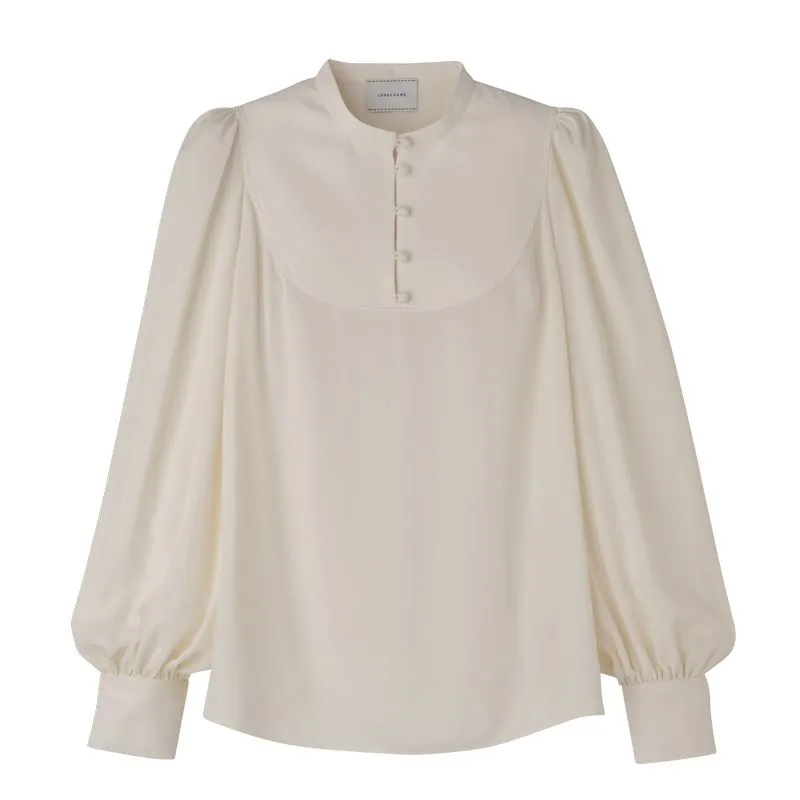 Blouse Ecru - Fluid crepe