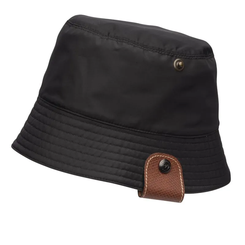 Reversible bucket hat Black/Paper - Technical taffeta