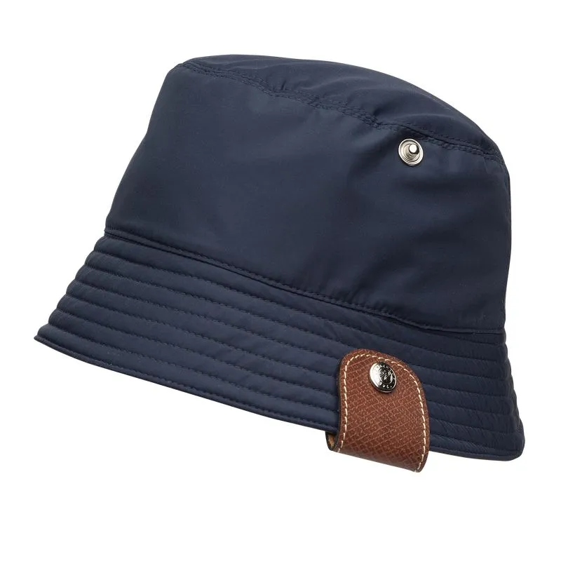 Reversible bucket hat Navy/Artichoke - Technical taffeta