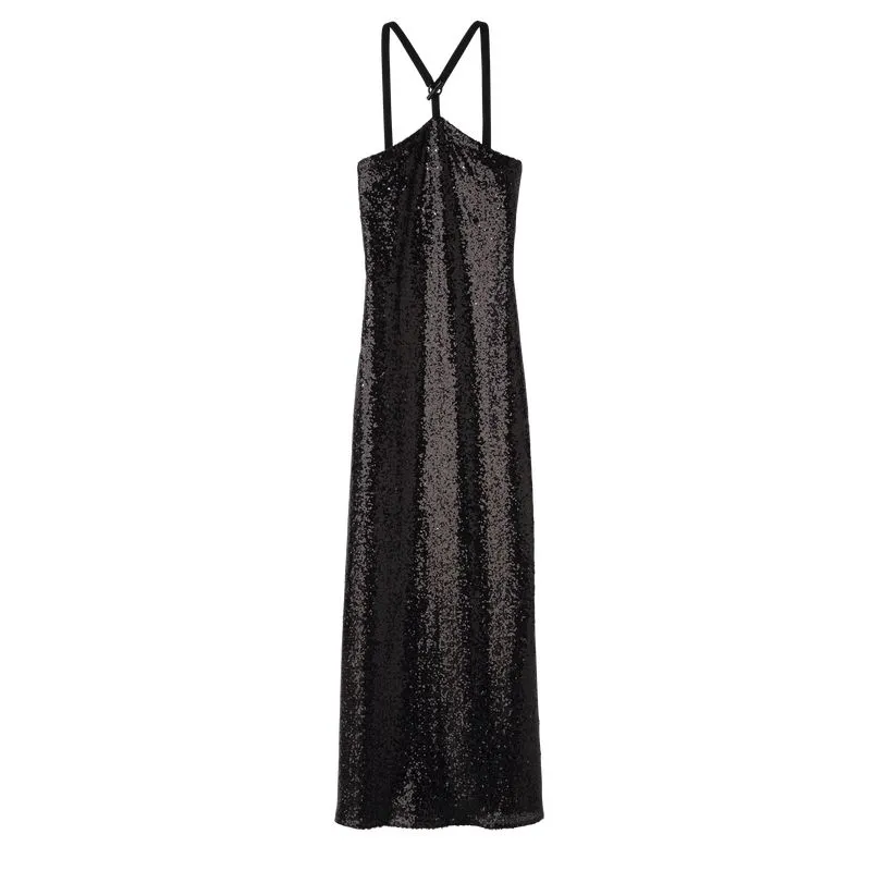 Long dress Black - Glitter