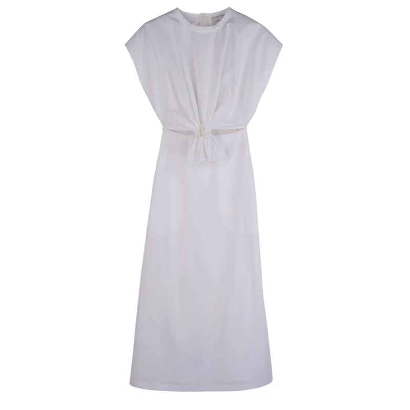 Dress White - Popelin