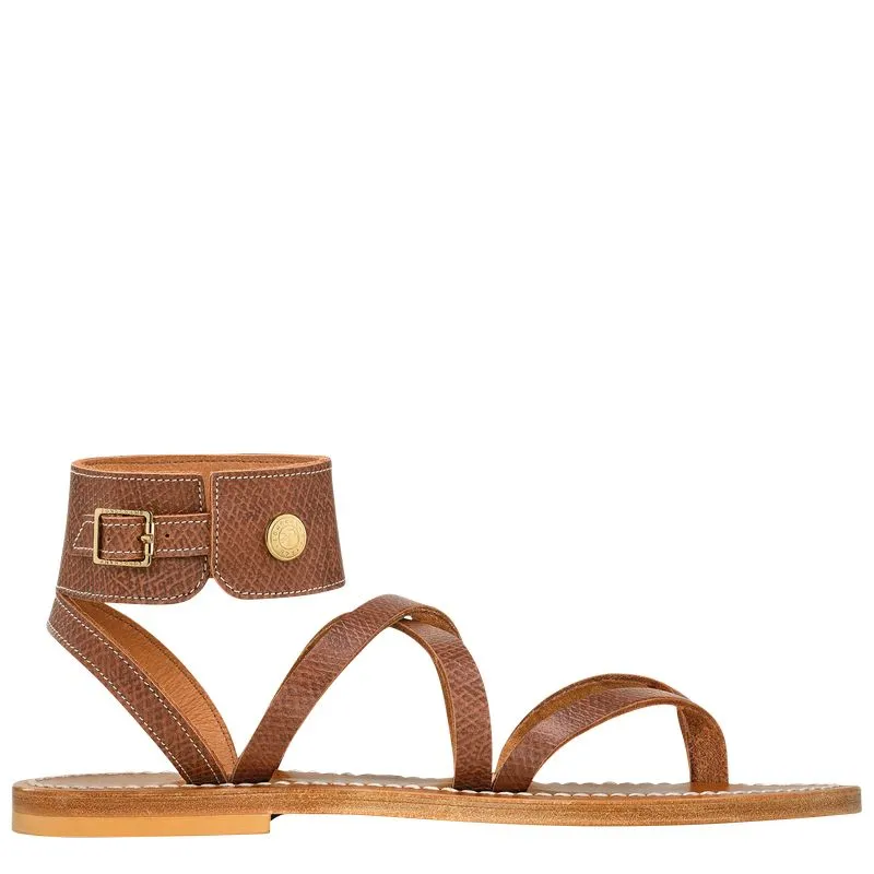 Longchamp x K.Jacques Sandals Brown - Leather