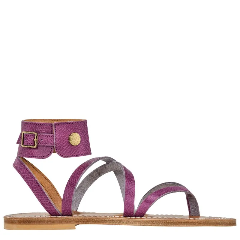Longchamp x K.Jacques Sandals Violet - Leather