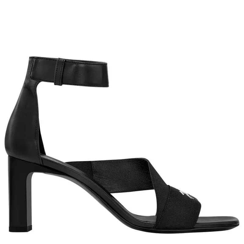 La Baronne Pumps Black - Leather