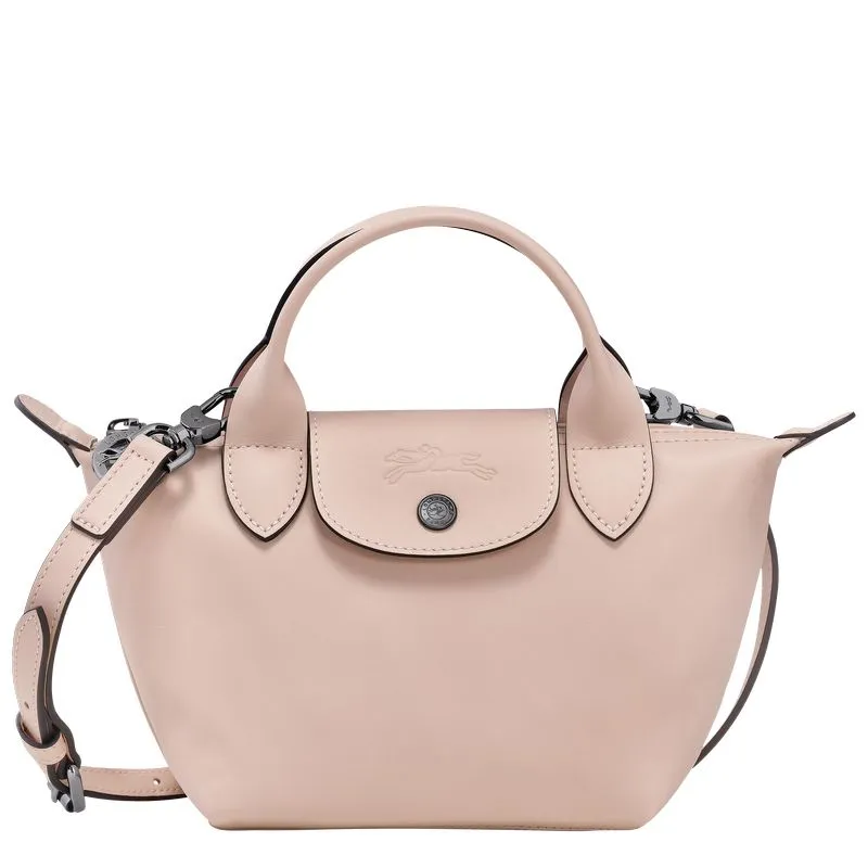 Le Pliage Xtra XS Handbag Nude - Leather