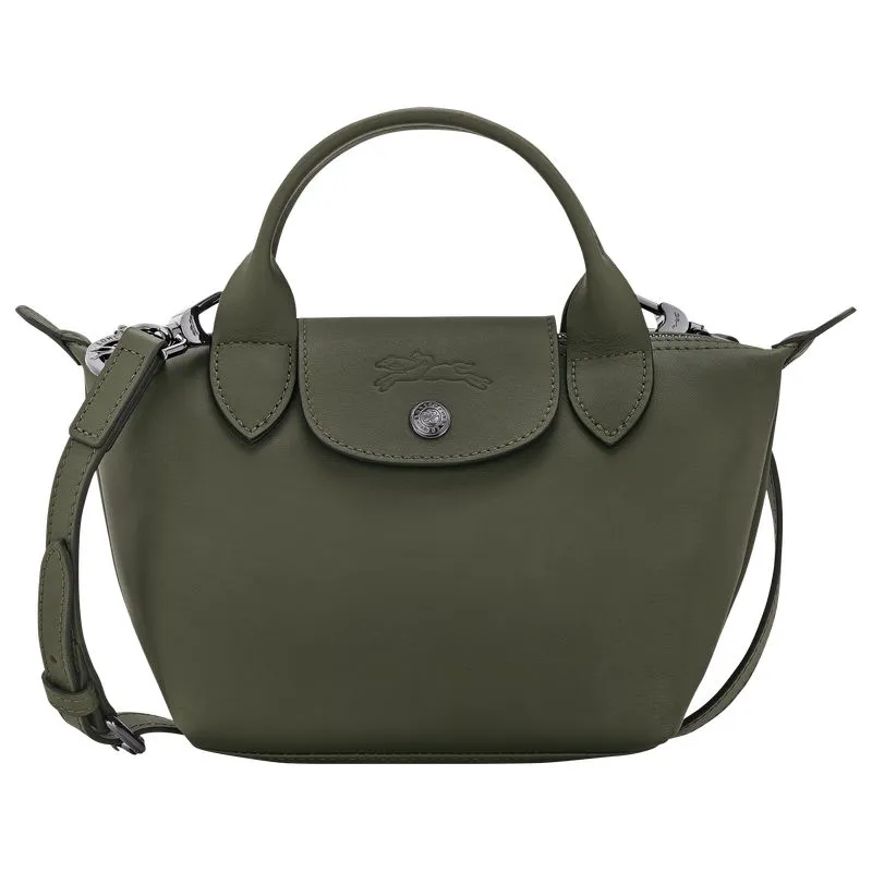 Le Pliage Xtra XS Handbag Fir - Leather