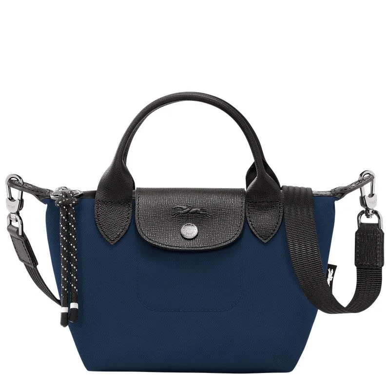 Le Pliage Energy XS Handbag Navy - Recycled canvas