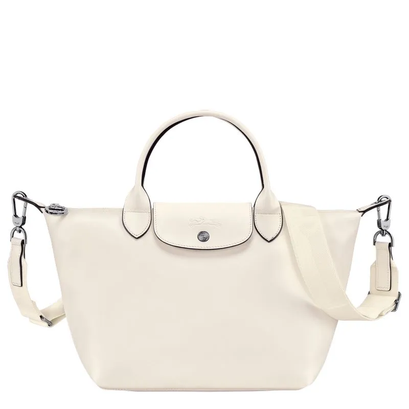 Le Pliage Xtra S Handbag Ecru - Leather