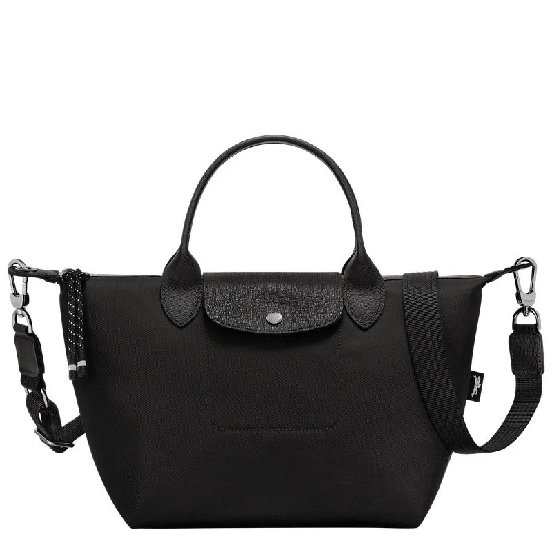 Le Pliage Energy S Handbag Black - Recycled canvas