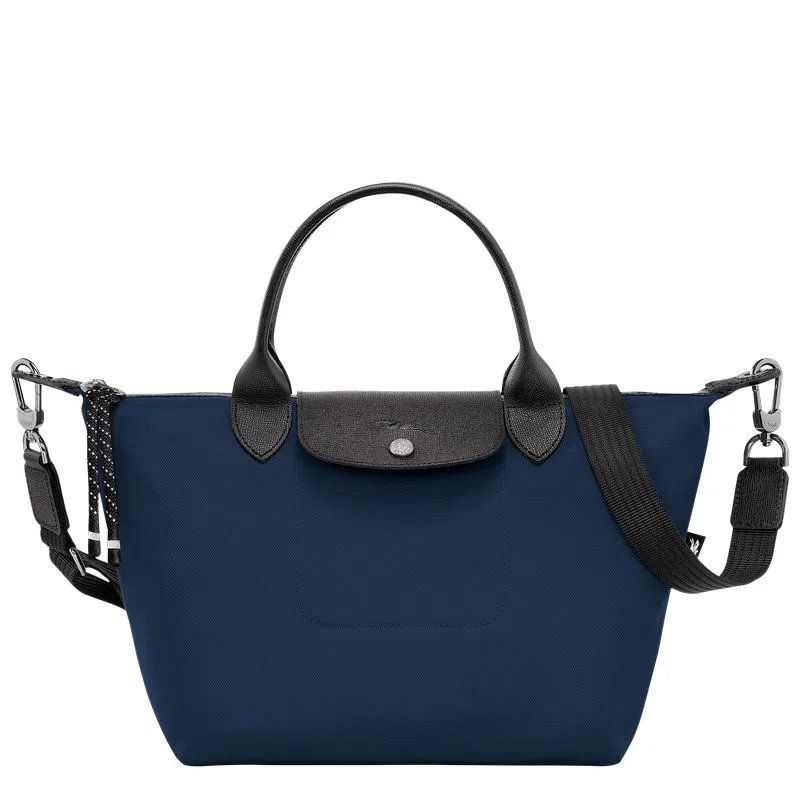 Le Pliage Energy S Handbag Navy - Recycled canvas