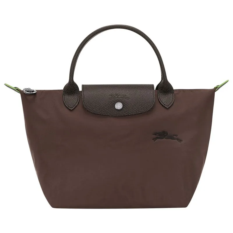 Le Pliage Green S Handbag Mocha - Recycled canvas