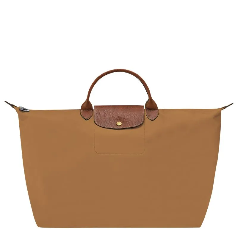 Le Pliage Original L Travel bag Fawn - Recycled canvas