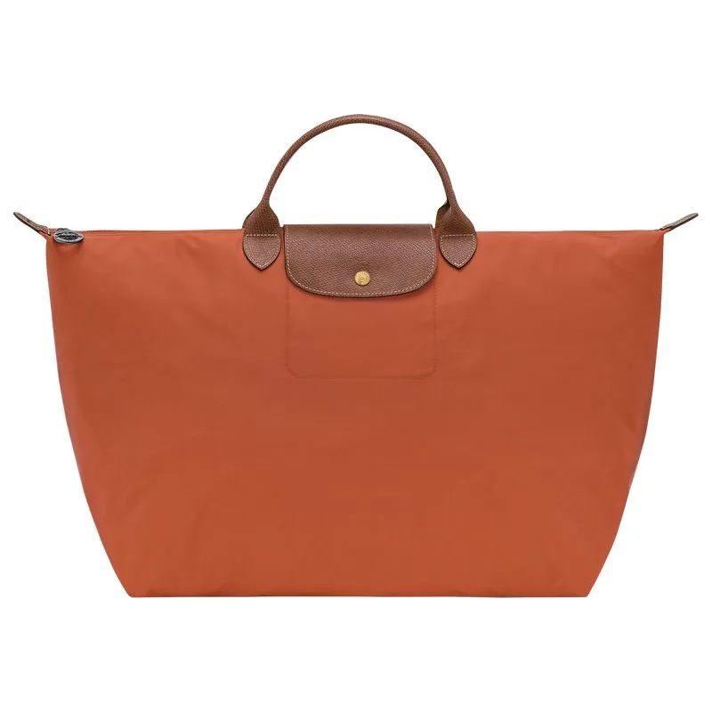 Le Pliage Original L Travel bag Brick - Recycled canvas