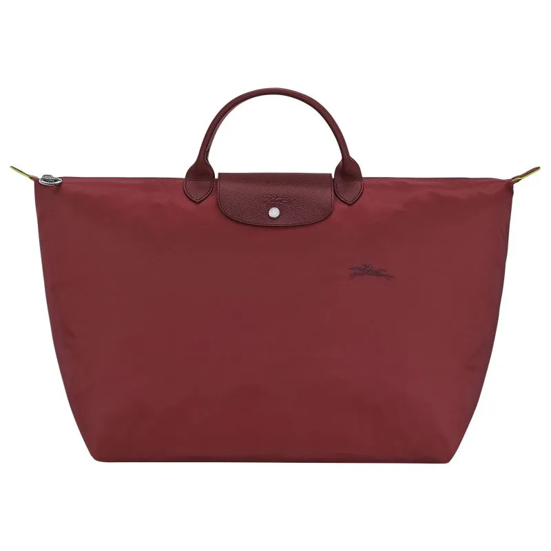 Le Pliage Green L Travel bag Pomegranate - Recycled canvas