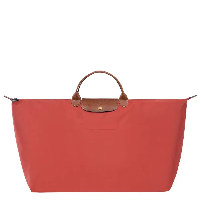 Le Pliage Original XL Travel bag Tomato - Recycled canvas