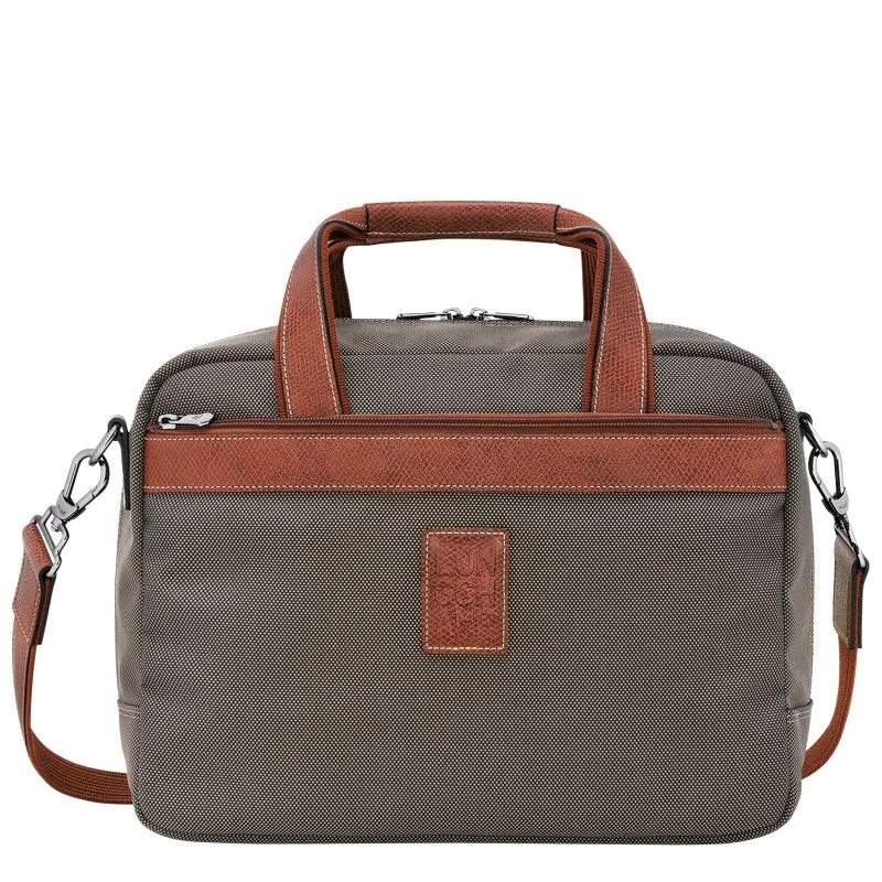 Boxford S Travel bag Brown - Recycled canvas