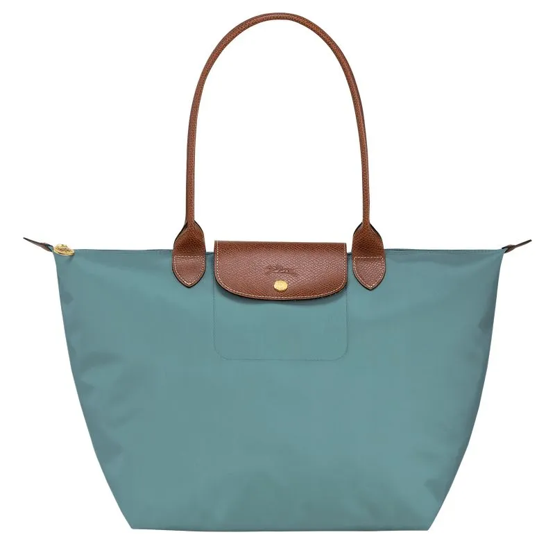 Le Pliage Original L Tote bag Eucalyptus - Recycled canvas