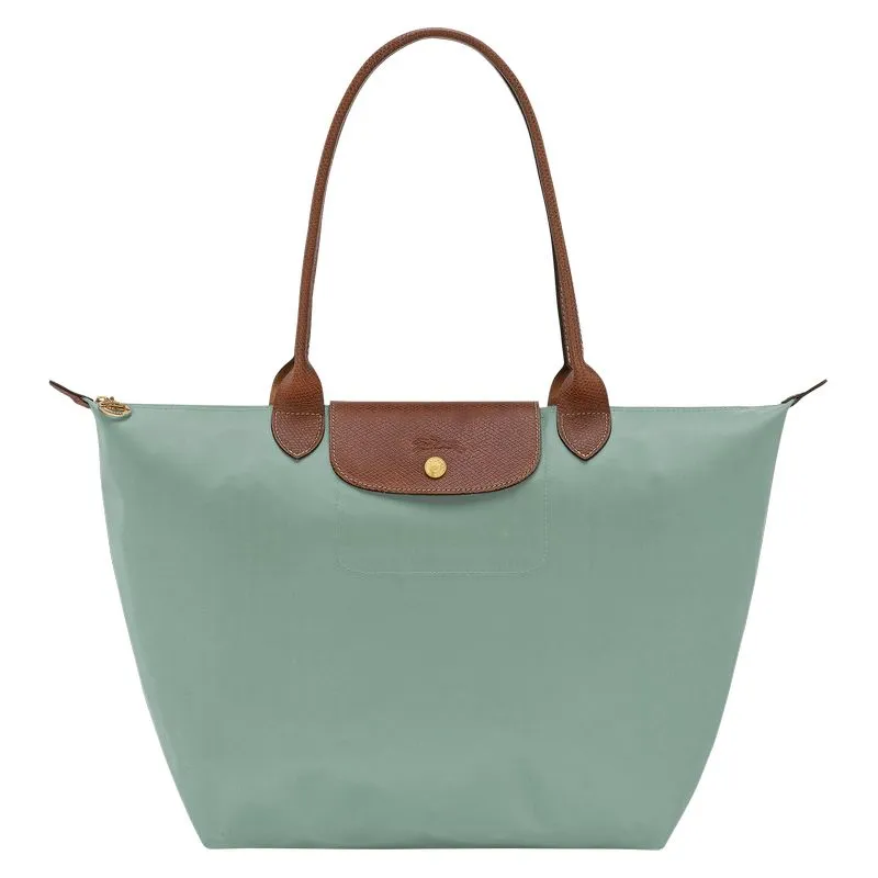 Le Pliage Original L Tote bag Celadon - Recycled canvas