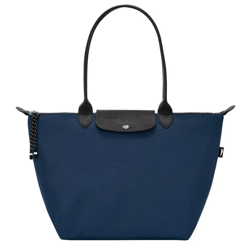 Le Pliage Energy L Tote bag Navy - Recycled canvas