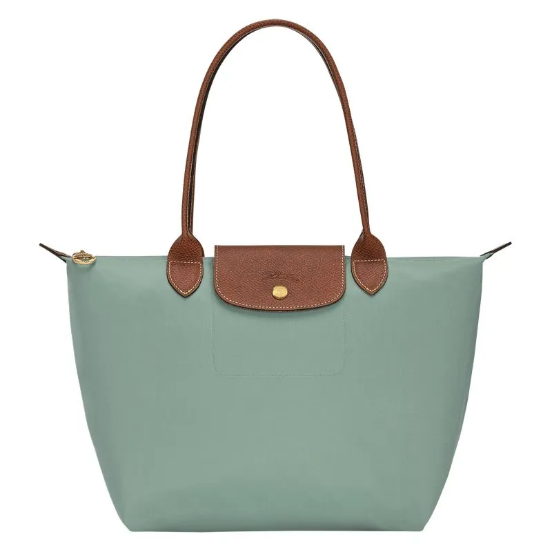 Le Pliage Original M Tote bag Celadon - Recycled canvas