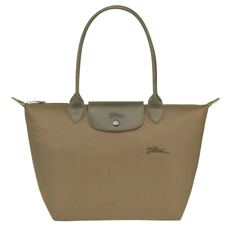 Le Pliage Green M Tote bag Artichoke - Recycled canvas