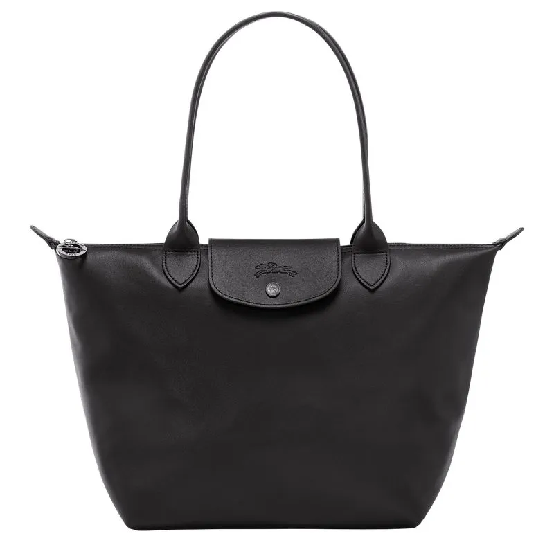 Le Pliage Xtra M Tote bag Black - Leather