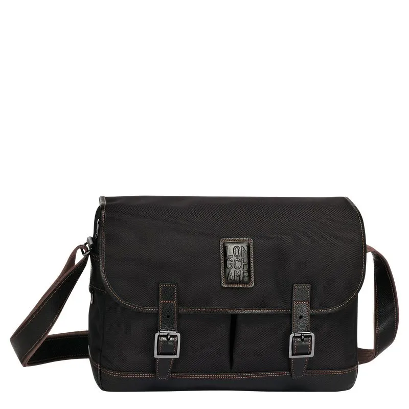 Boxford L Crossbody bag Black - Recycled canvas