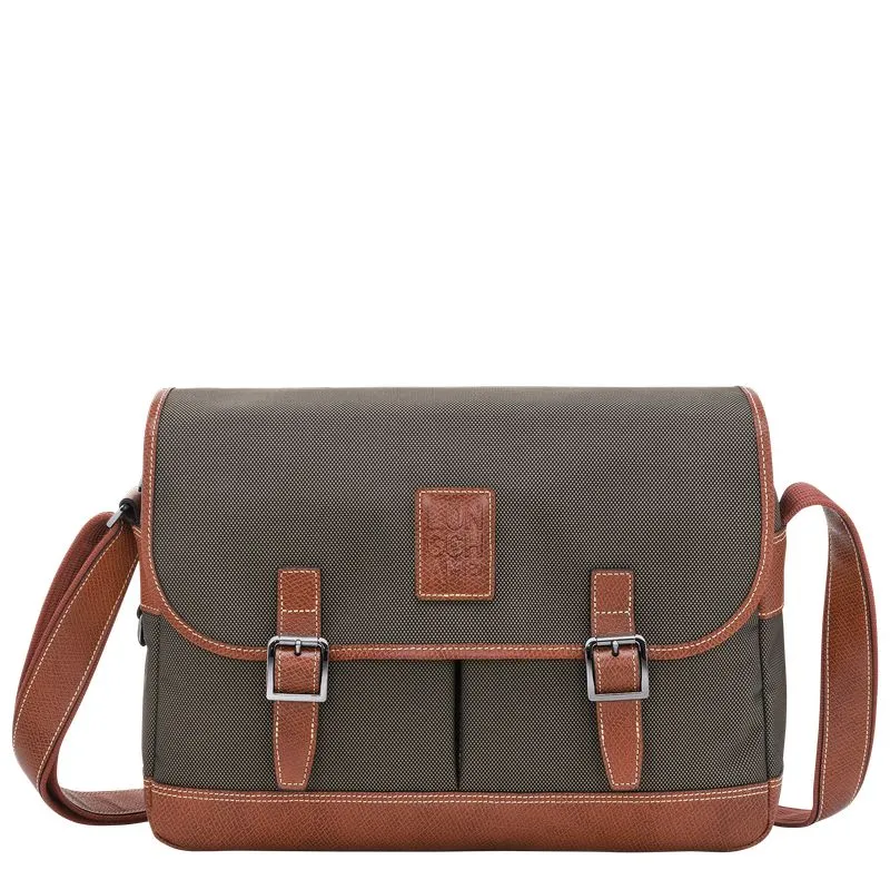 Boxford L Crossbody bag Brown - Recycled canvas
