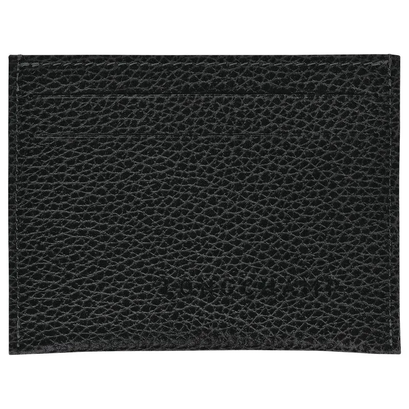 Le Foulonné Card holder Black - Leather