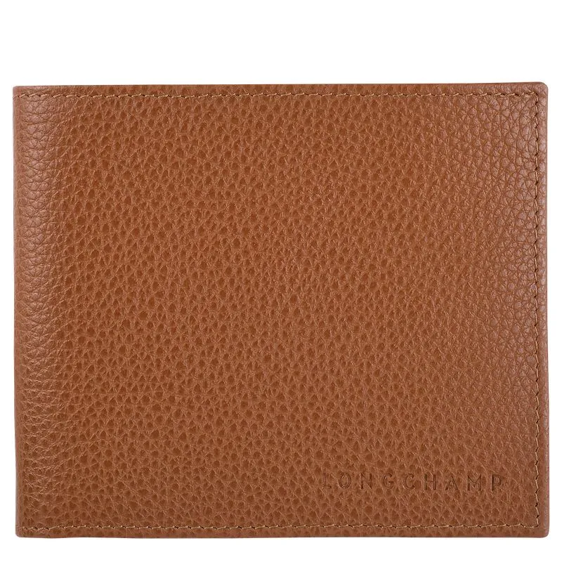 Le Foulonné Wallet Caramel - Leather