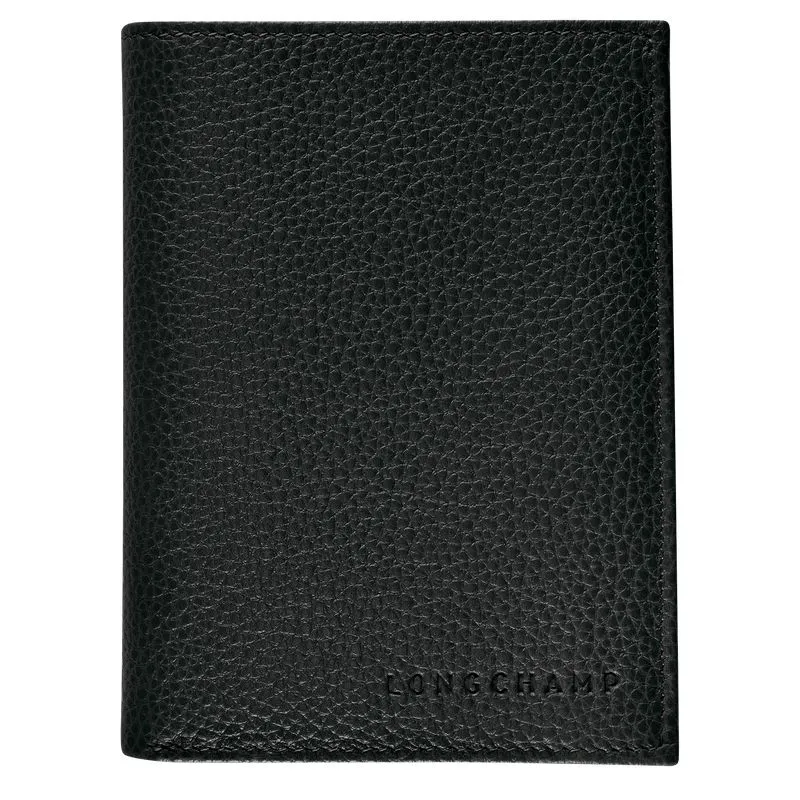 Le Foulonné Wallet Black - Leather