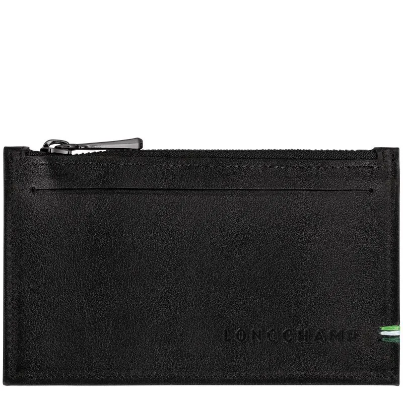 Longchamp sur Seine Coin purse Black - Leather