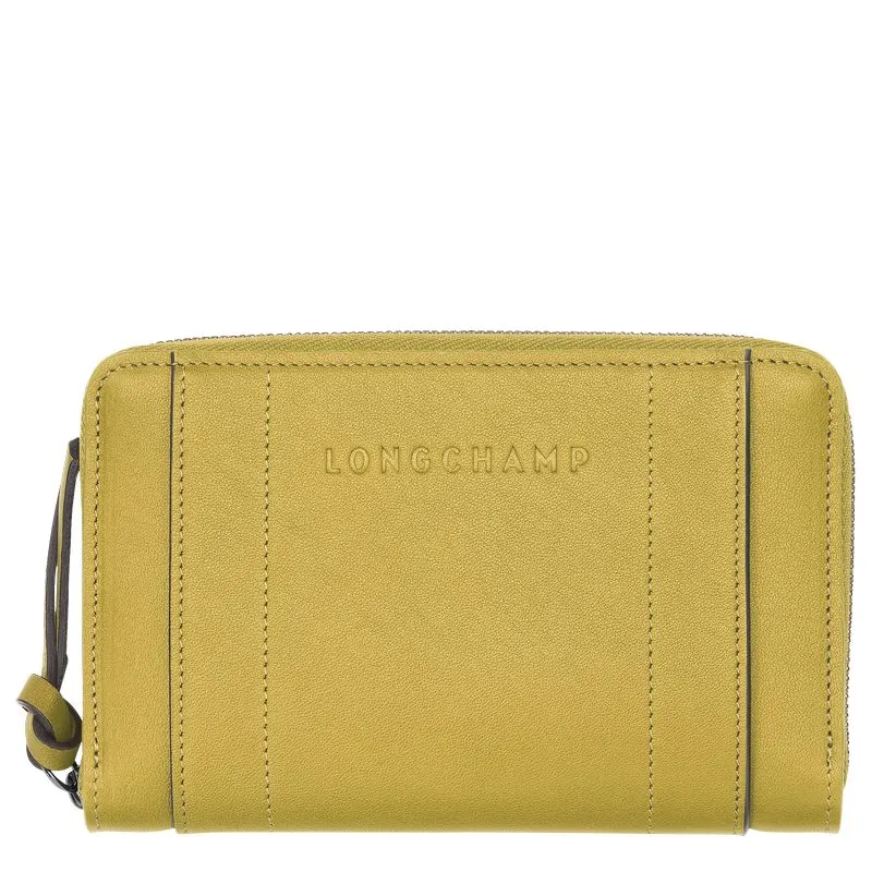Longchamp 3D Wallet Ginger - Leather