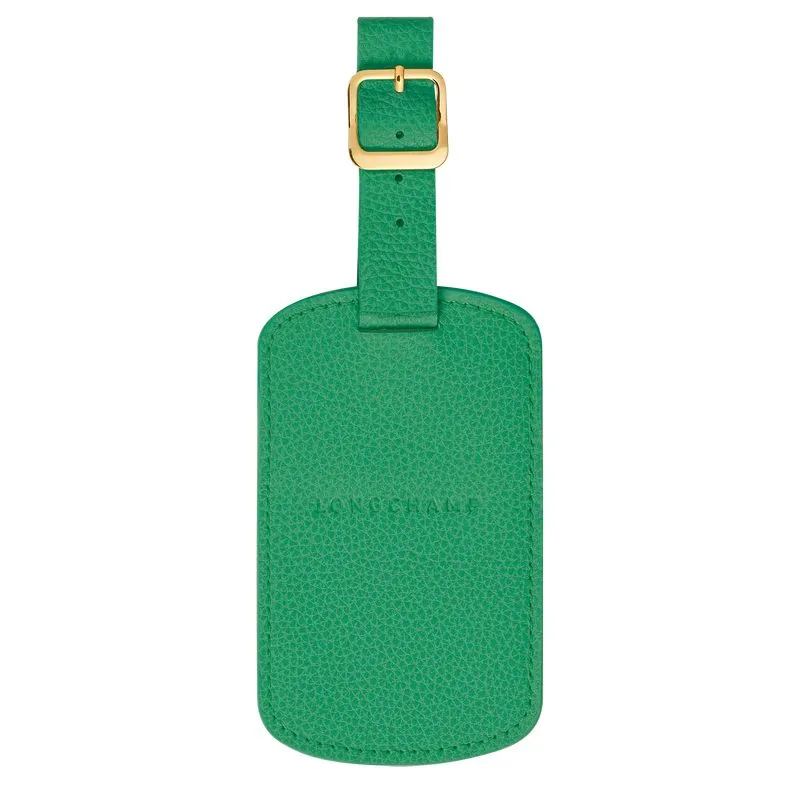 Le Foulonné Luggage tag Green - Leather