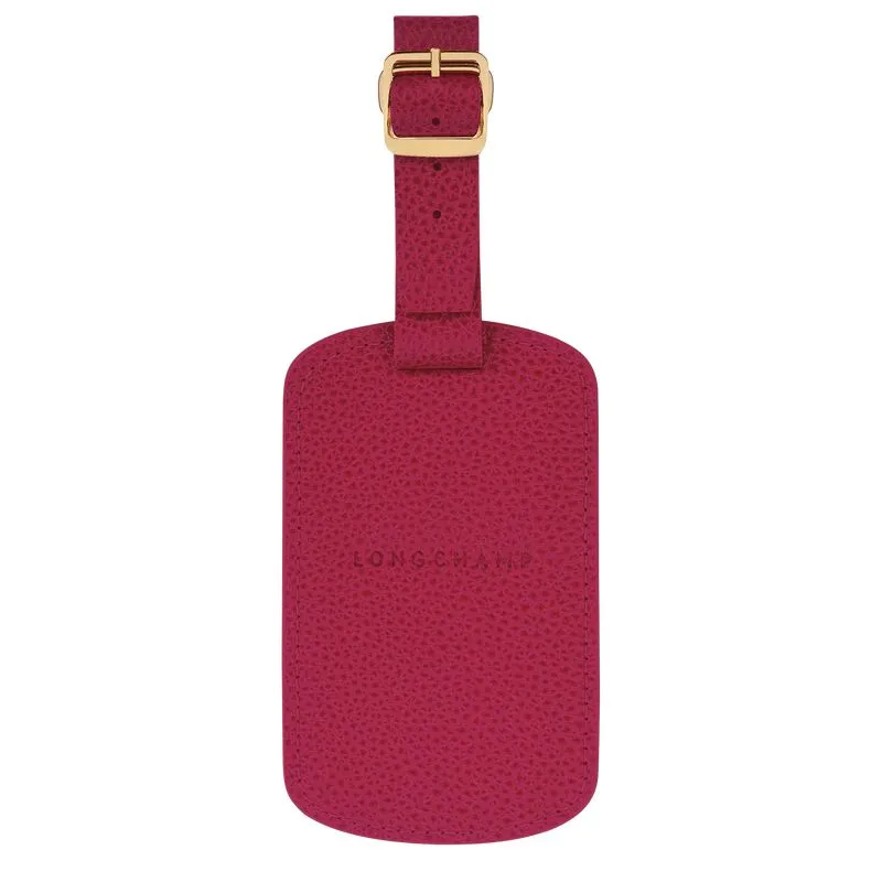 Le Foulonné Luggage tag Beetroot - Leather