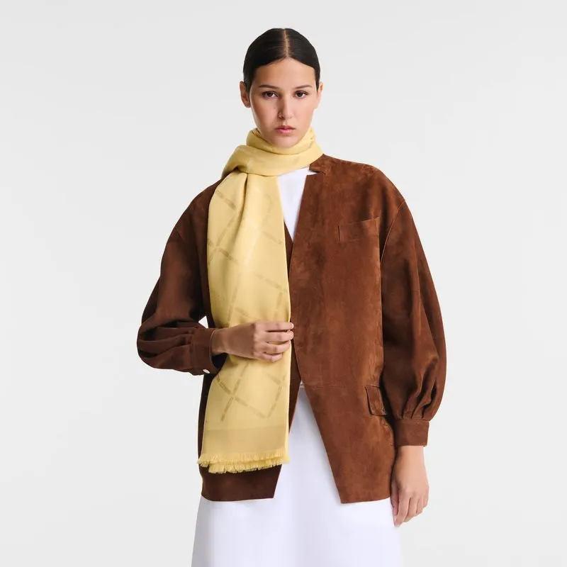 Le Roseau Shawl Yellow Chick - Silk Blend